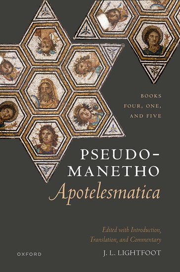 Pseudo-Manetho, Apotelesmatica Books, Four, One and Five | Faculty of ...