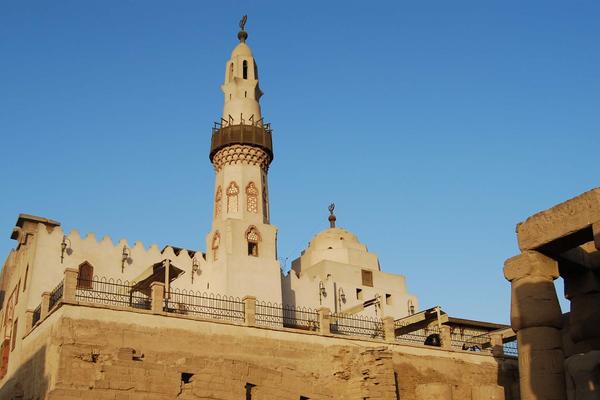 The church under the Mosque of Abu el-Haggag in the Court of Ramesses II, Luxor