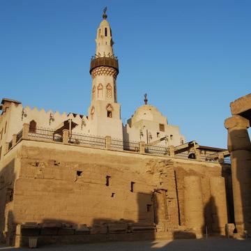 The church under the Mosque of Abu el-Haggag in the Court of Ramesses II, Luxor